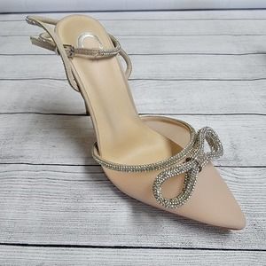 Journee Collection Gracia Women's Stiletto Heels Nude Size 9.5